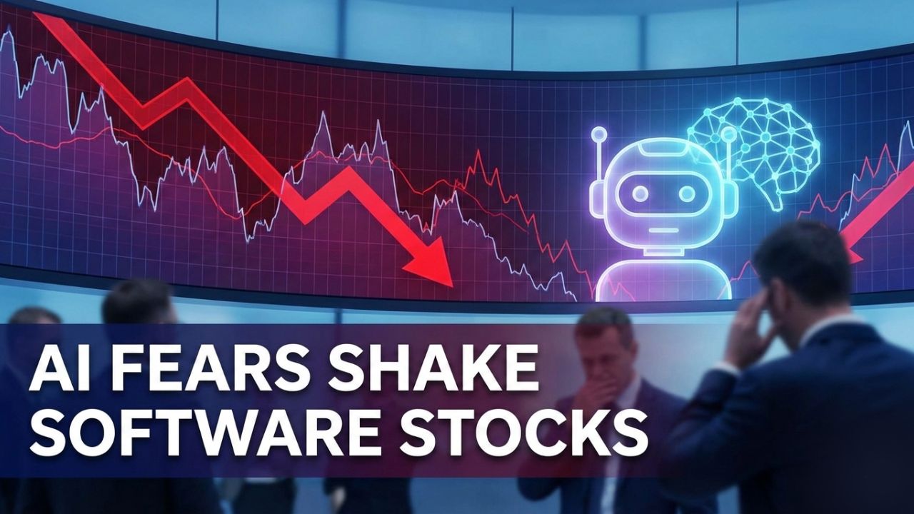 Global software stocks fall as AI-native tools raise concerns over pricing power and long-term value.