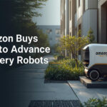 Rivr stair-climbing delivery robot navigating urban steps