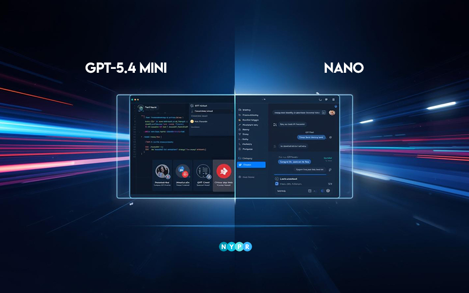 Dashboard view highlighting GPT-5.4 mini and nano performance and speed