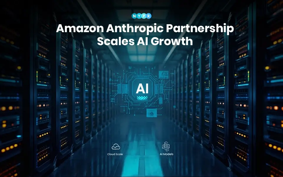 Amazon and Anthropic's partnership using Trainium chips and AWS cloud for AI