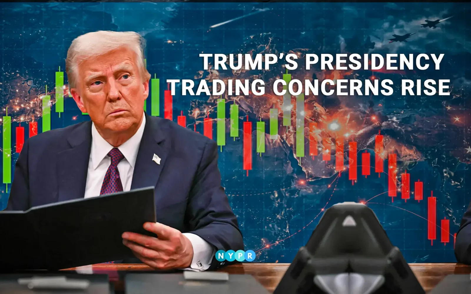 Traders watching stock market screens during major political news