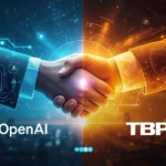 OpenAI and TBPN collaboration announcement visual