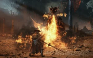 Phantom Blade Zero boss fight with high-speed combat mechanics