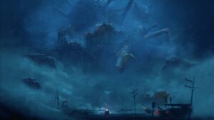 Reanimal horror game gameplay scene with dark creatures