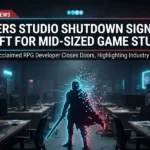 Empty game studio office after shutdown announcement