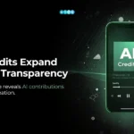 Spotify app showing AI credits in song details