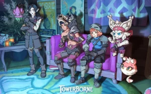 Towerborne gameplay showcasing co-op combat and fantasy world