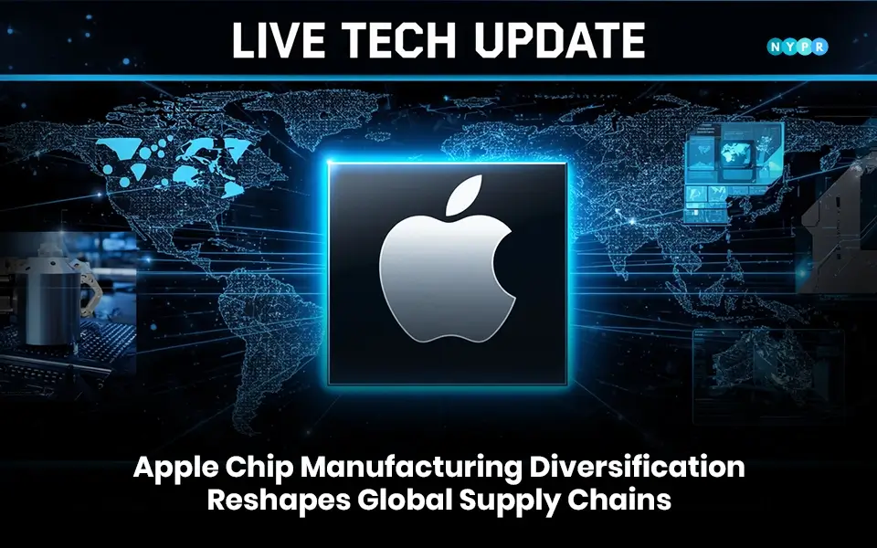 Apple chip manufacturing diversification with Intel and Samsung reducing reliance on TSMC.