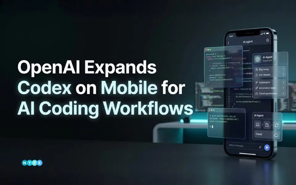 Developer managing AI coding workflows through the ChatGPT mobile app on a smartphone.