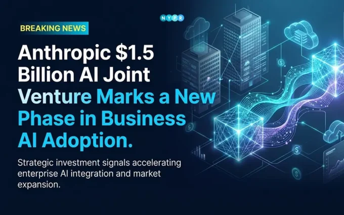 Anthropic AI partnership with Wall Street firms illustration