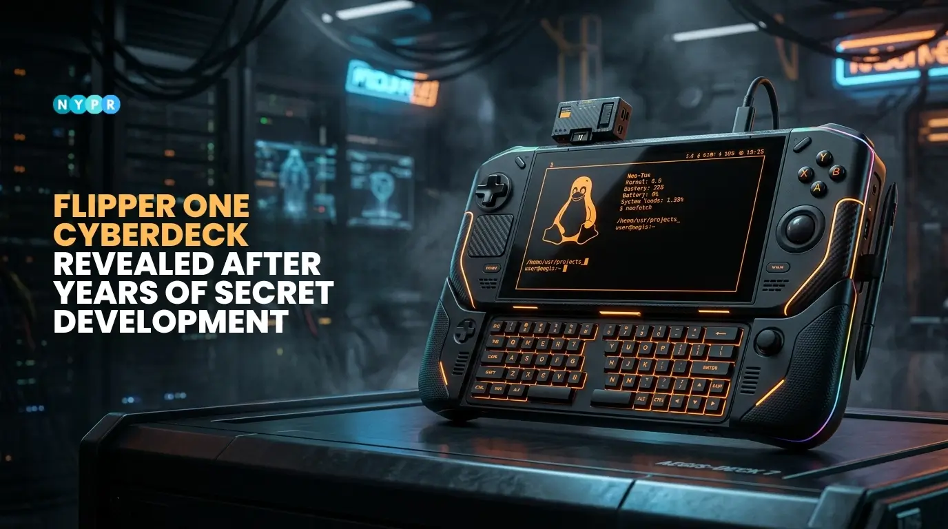 Flipper One cyberdeck featuring AI processing, SDR support, Wi-Fi 6E, and portable cybersecurity tools.