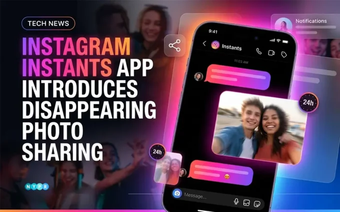 Instants App disappearing photo sharing feature inside Instagram DMs.