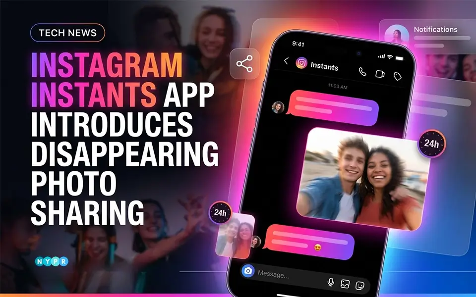 Instants App disappearing photo sharing feature inside Instagram DMs.