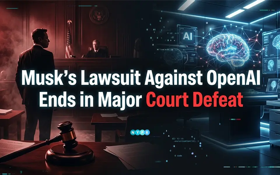 Elon Musk reacts after losing Musk’s lawsuit against OpenAI and Sam Altman in California court.