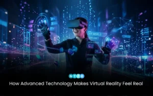 Infographic showing what makes virtual reality feel real to users