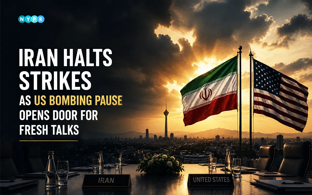 Iran halts strikes as the US bombing pause continues, with global markets watching closely