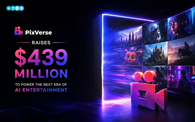 PixVerse announces $439 million in Series C funding to expand its AI video platform into gaming and interactive entertainment.