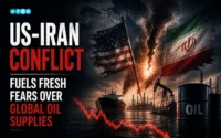 US-Iran conflict intensifies as military strikes continue and Iran claims tanker explosions in the Strait of Hormuz, raising concerns over global oil markets.