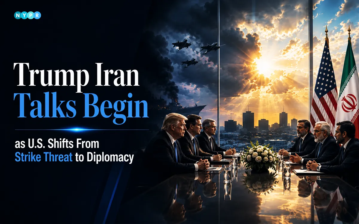 Trump Iran talks begin Monday as diplomacy focuses on the Strait of Hormuz and regional security.