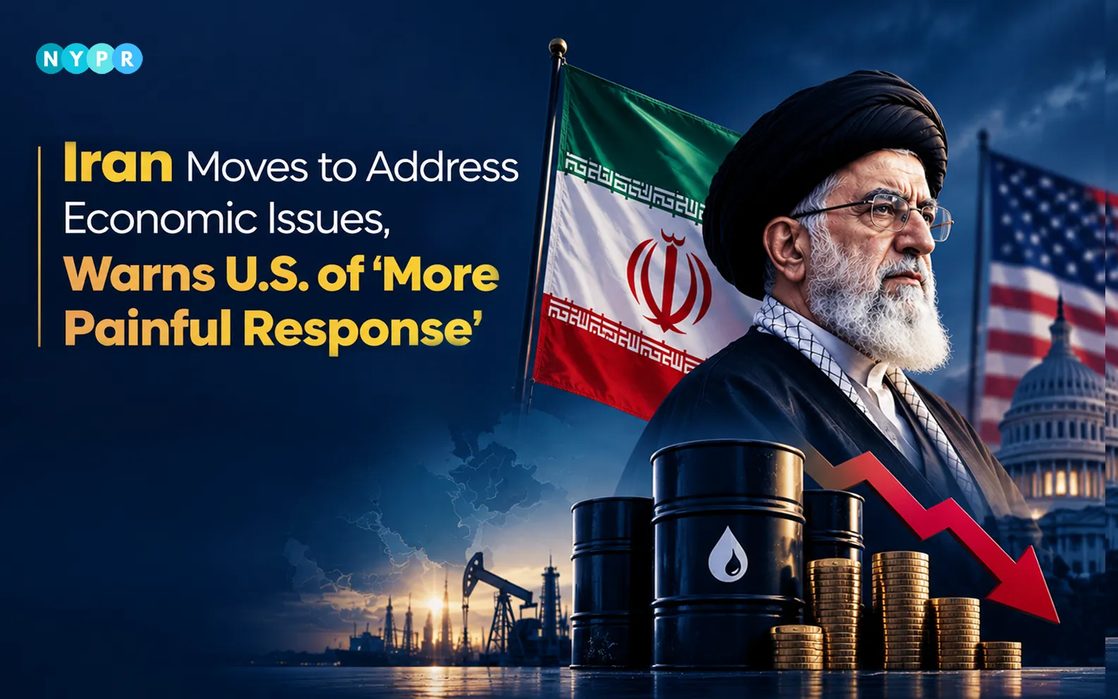 Iran economic crisis deepens as war and U.S. sanctions put pressure on oil exports, trade and the wider economy.