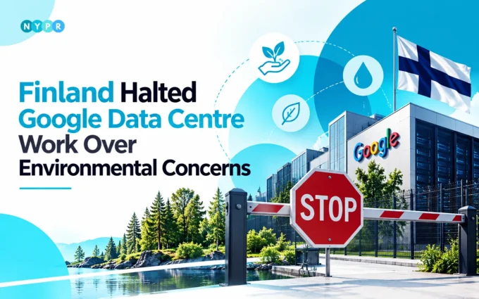 Finland halted Google data centre work in Muhos and Kajaani amid environmental review concerns.